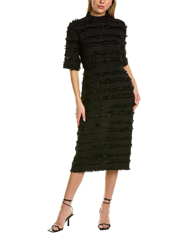 BCBGMAXAZRIA Fringe Cocktail Dress