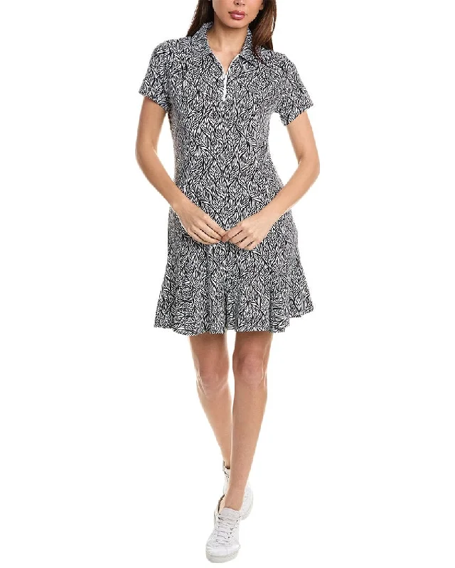 IBKUL Short Sleeve Godet Dress