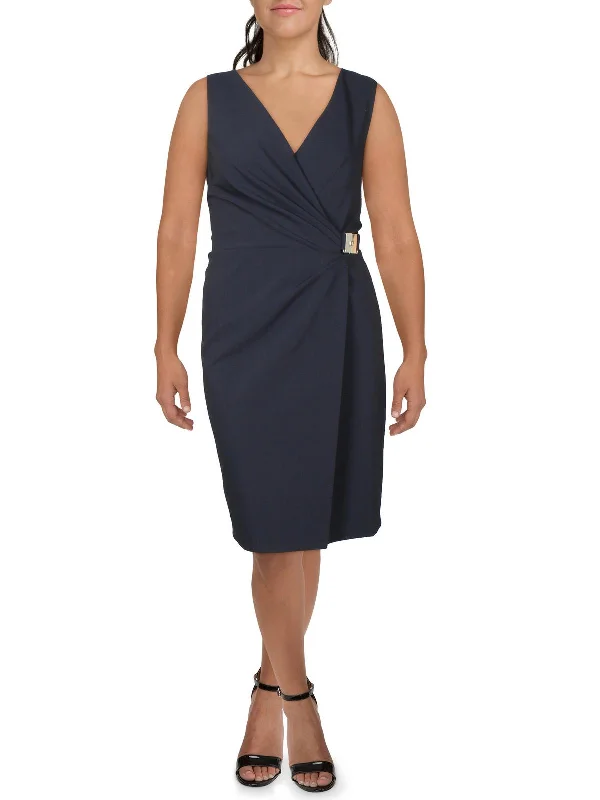 Womens Sleeveless Short Wear to Work Dress