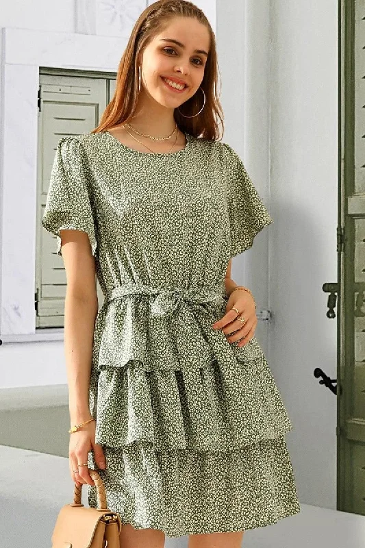 LAYERED CAKE SHORT DRESS