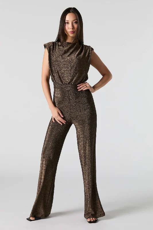 Sparkle Sleeveless Jumpsuit