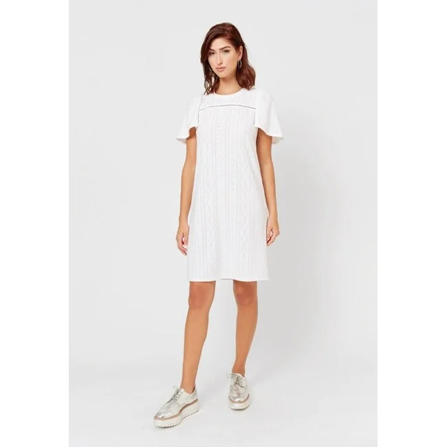 Leota Women's Kinsley Eyelet Dress White