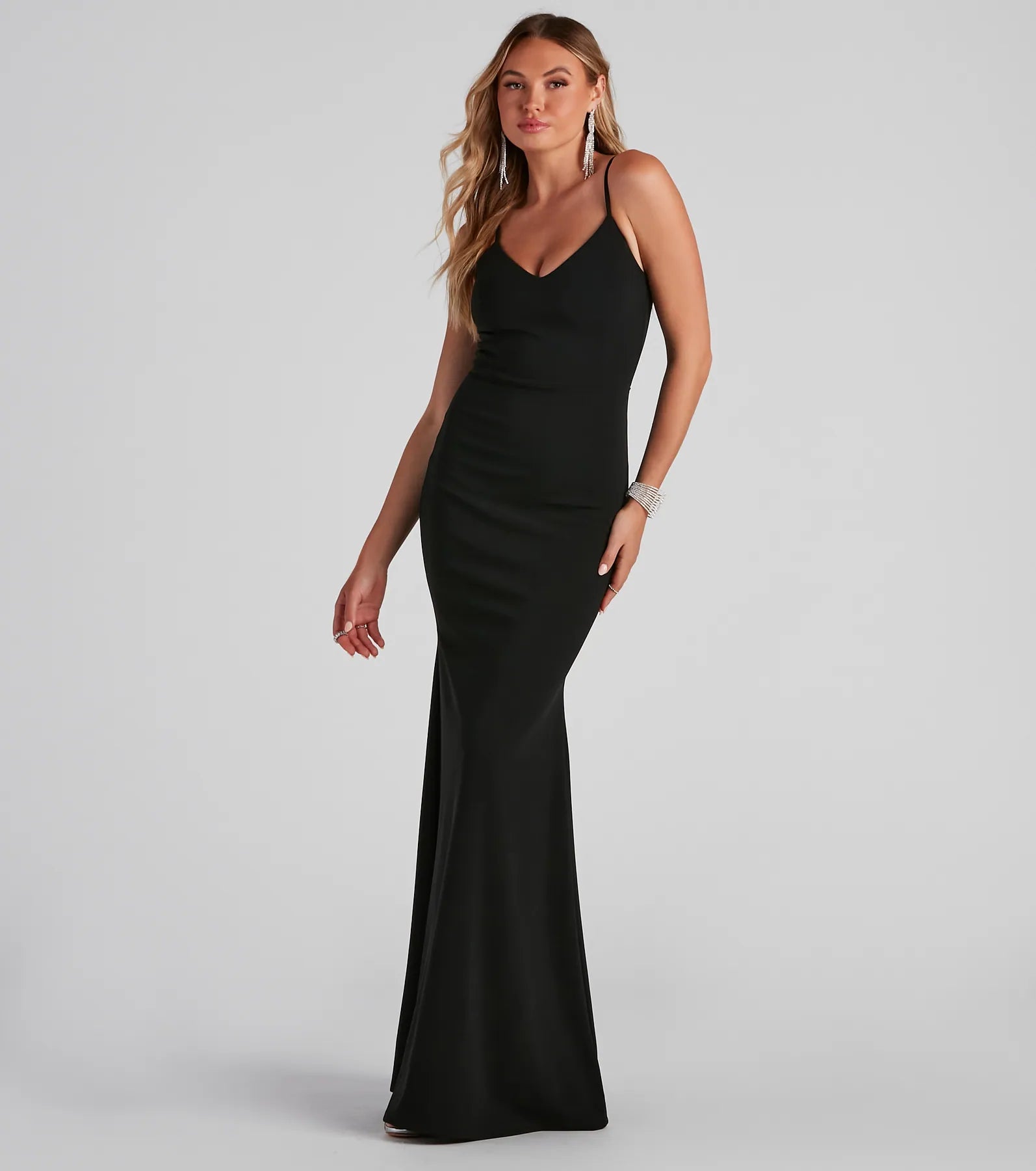 Austin Formal Crepe Mermaid Dress