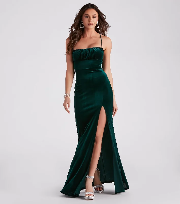 Carla Formal Velvet Mermaid Dress