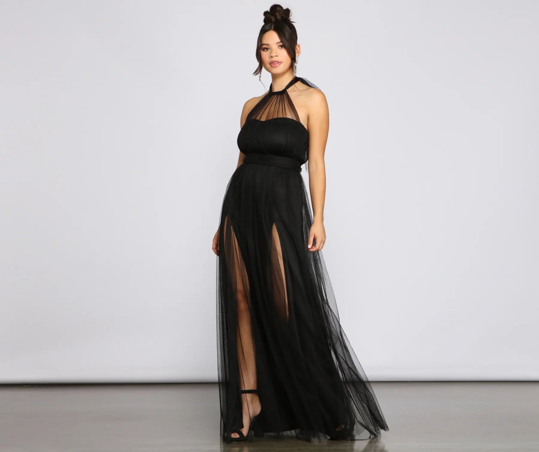 Charlie Formal Double Slit A-Line Dress