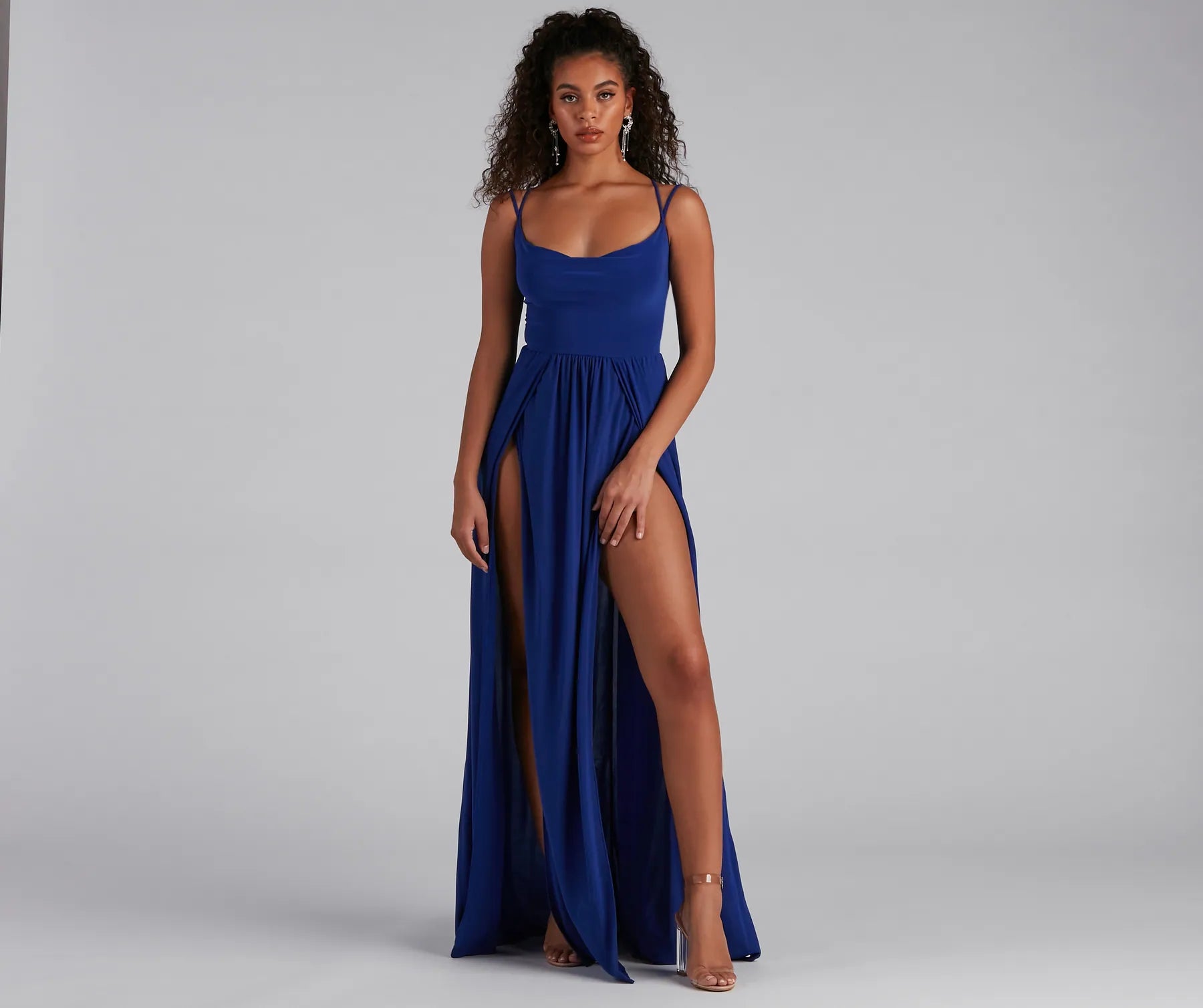 Fleur Formal Double High Slit Dress