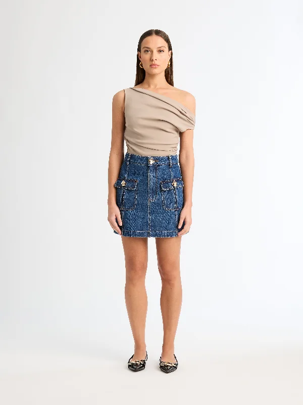 GEMMA DENIM SKIRT